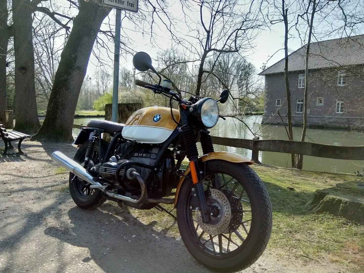 BMW R 80 Scrambler Goud - 2