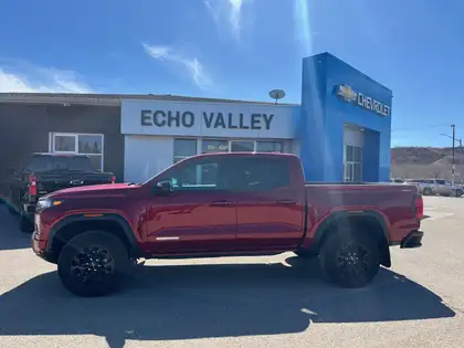 Red 2026 GMC Canyon Elevation Crew Cab 4WD Pickup Truck Four-Wheel Drive 8-Speed Automatic