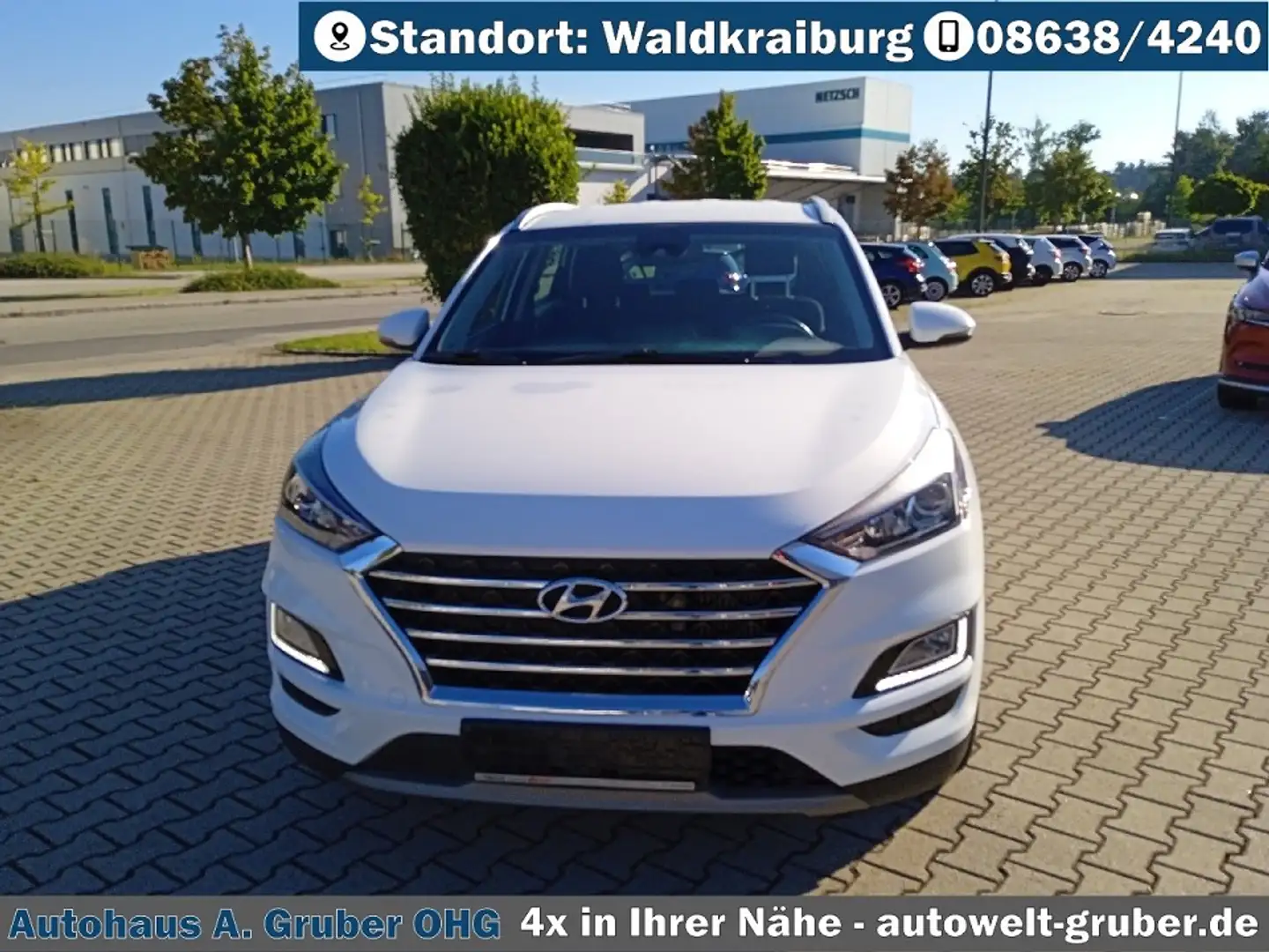 Hyundai TUCSON CRDi DCT+Navi+Kamera+Klimaautomatik+Alu Biały - 2