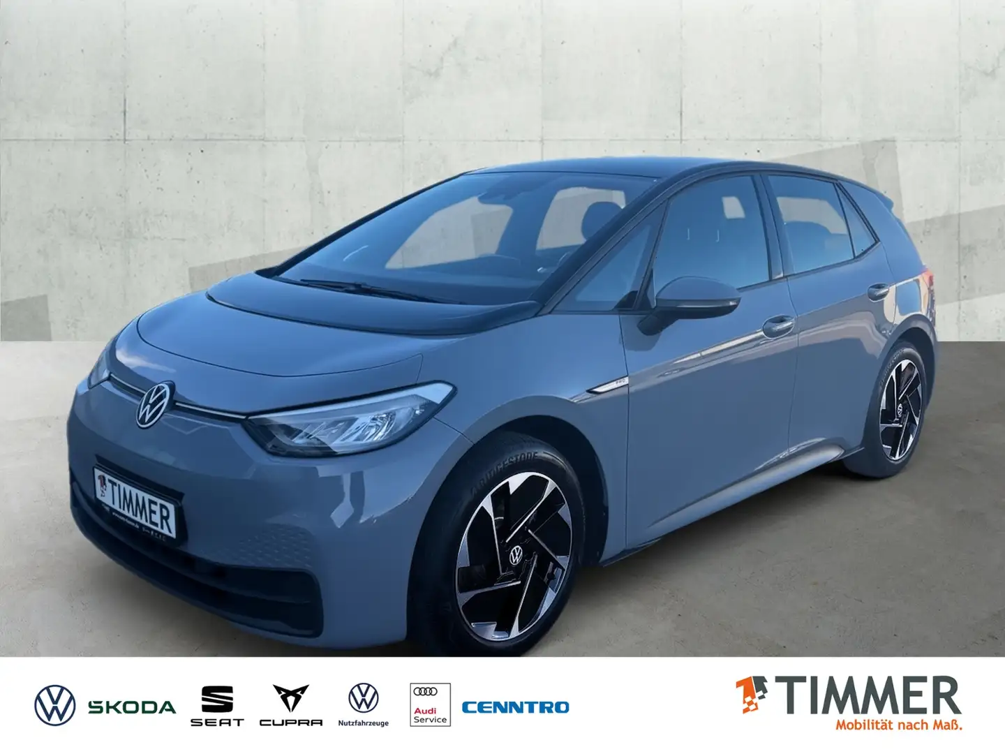 Volkswagen ID.3 PRO PERF. 62 kWh LIFE +LED +ACC +CARPLAY +NAVI +S Grau - 1