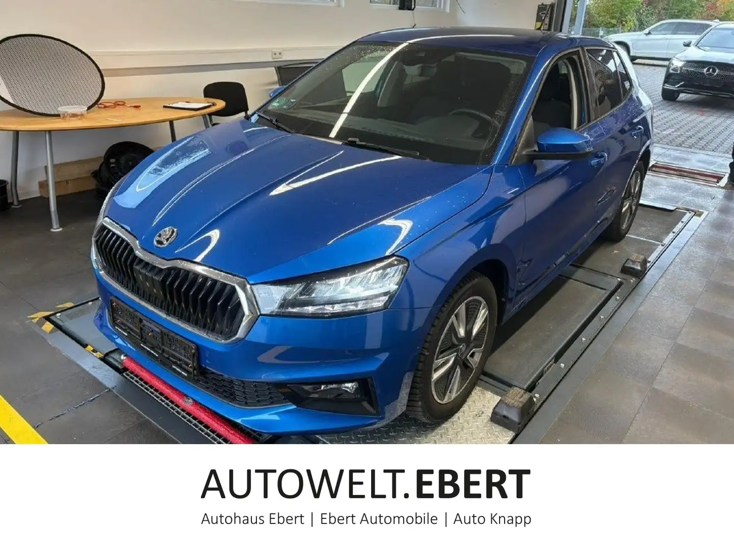Skoda Fabia 1.0 TSI Ambition/VIRTUAL/SMART-LINK/SHZ/ Bleu - 1