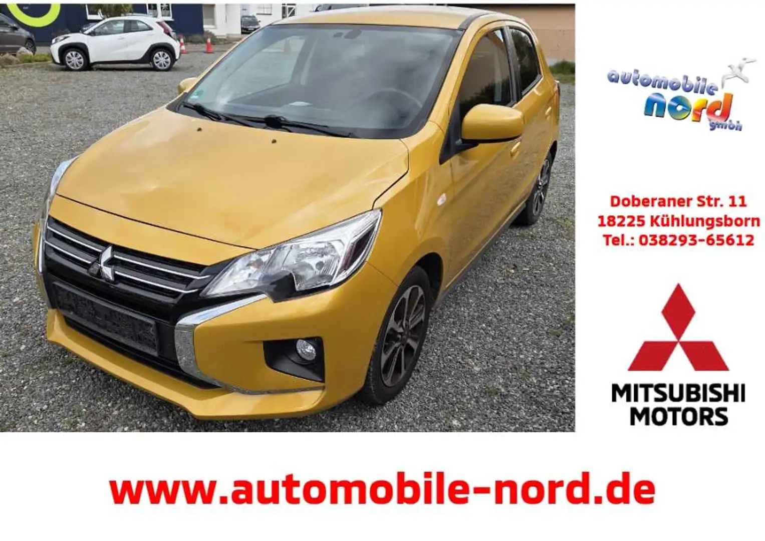 Mitsubishi Space Star Select+ 1.2 MIVEC ClearTec CVT Gelb - 1