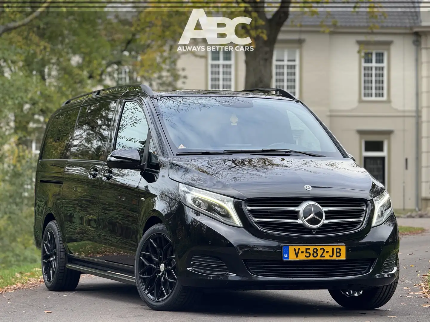 Mercedes-Benz V 250 250d Lang DC Avantgarde Burmester 360 Zwart - 1