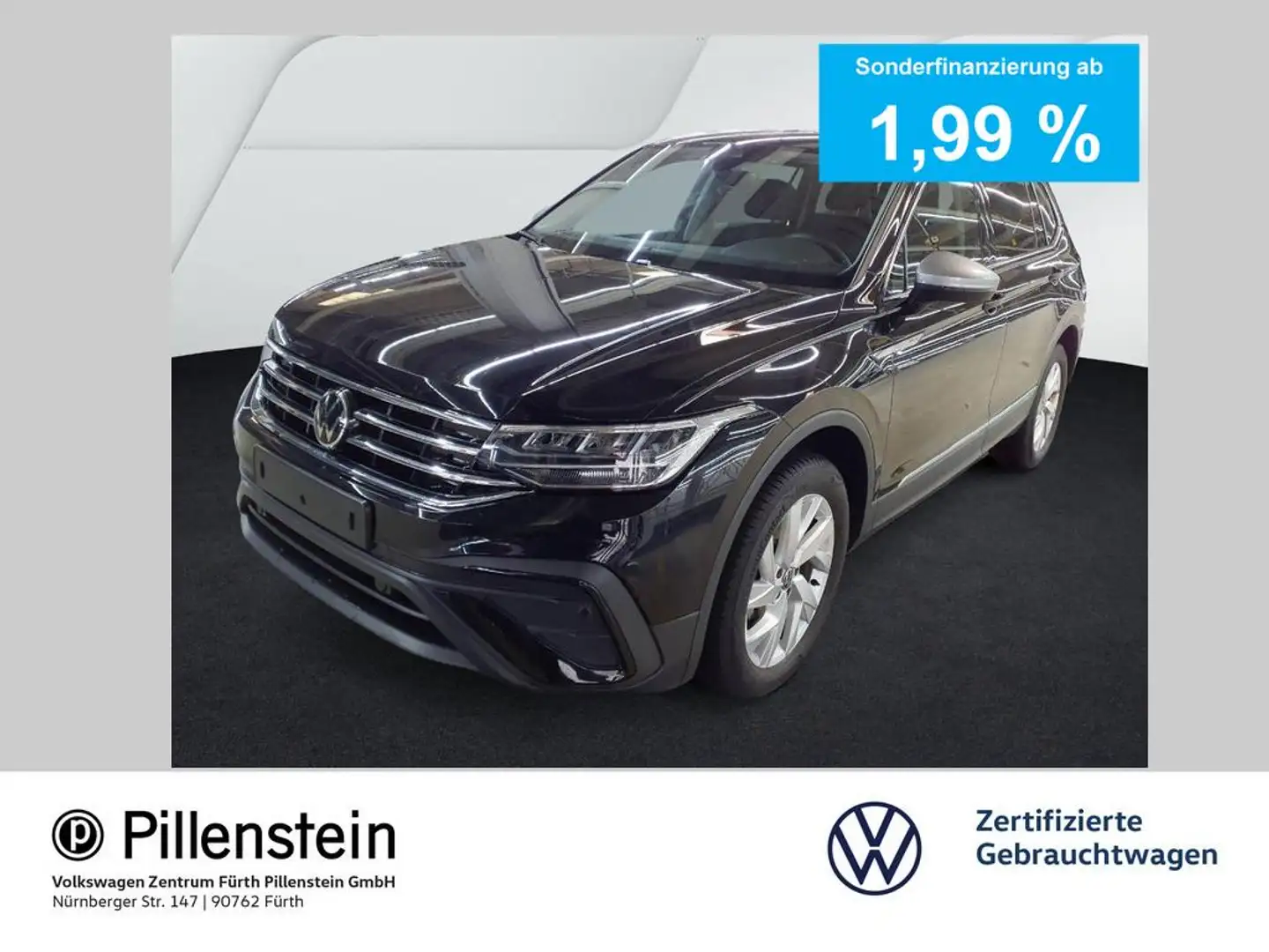 Volkswagen Tiguan Allspace LIFE 1.5 TSI DSG 7-SITZE AHK NAVI ACC PDC Zwart - 1