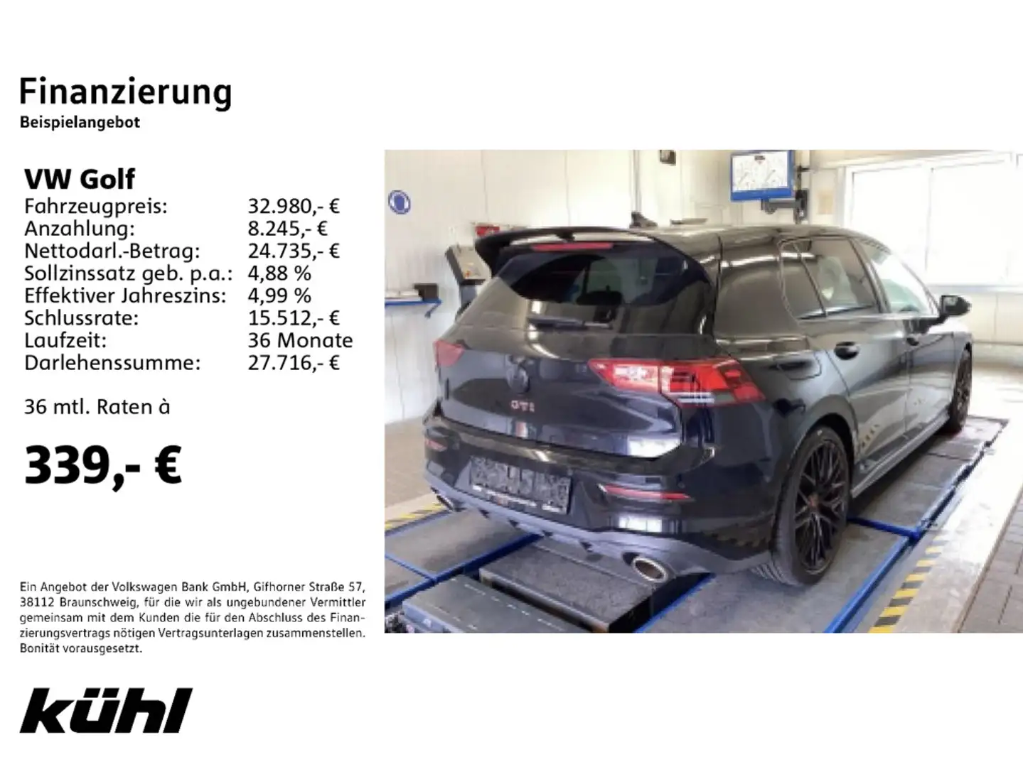 Volkswagen Golf GTI Golf 8 VIII GTI 2.0 TSI DSG Clubsport LED+ Pano Noir - 2