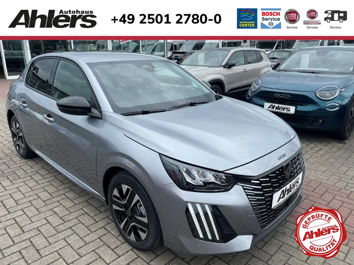Peugeot 208 Allure+CARPLAY+PDCVO/HI+TEMPOMAT+KLIMAAUTO+ Gris - 1