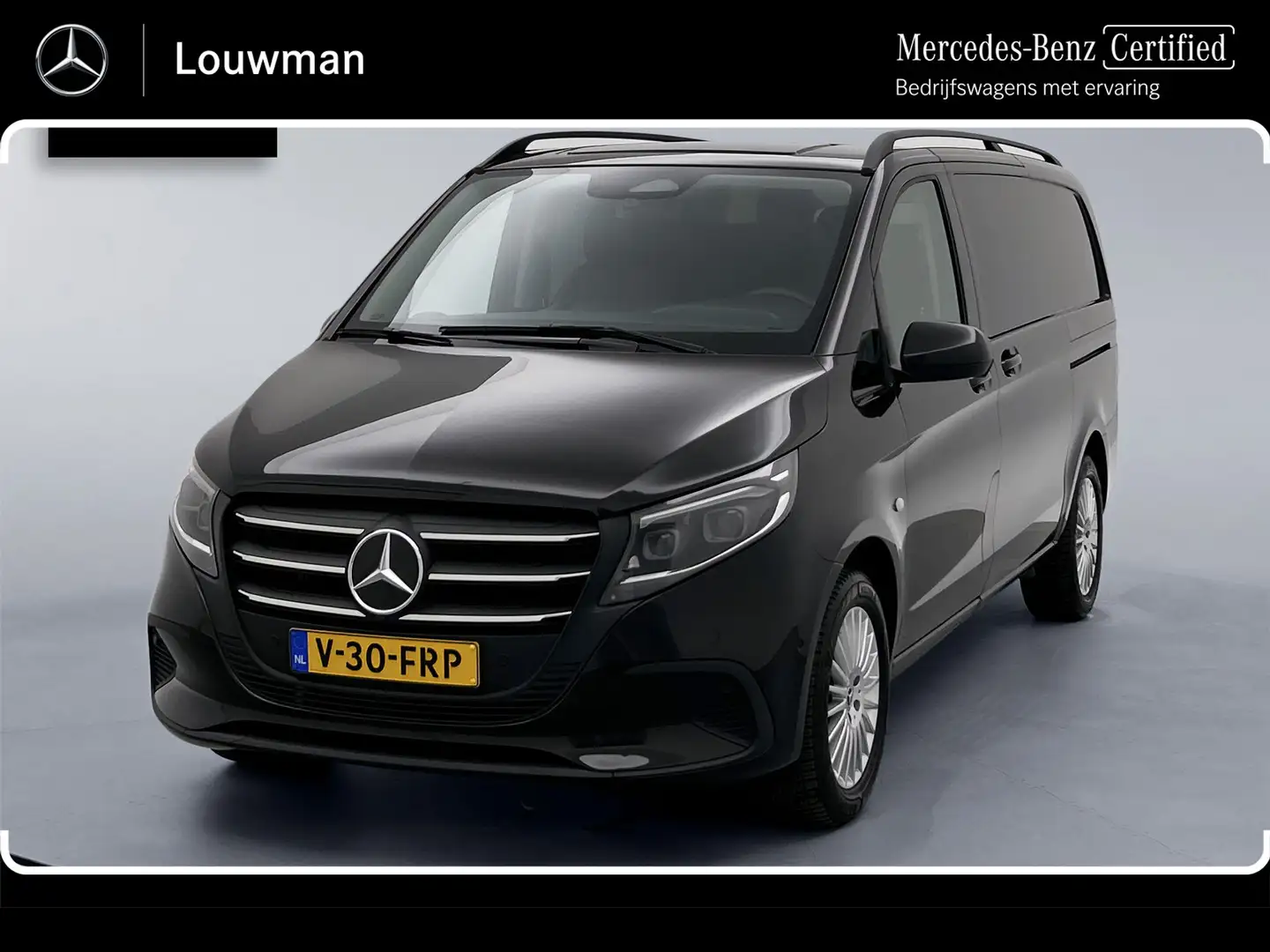 Mercedes-Benz Vito 114 CDI L2 Select Dubbele Cabine 24 Maanden Certif Noir - 1