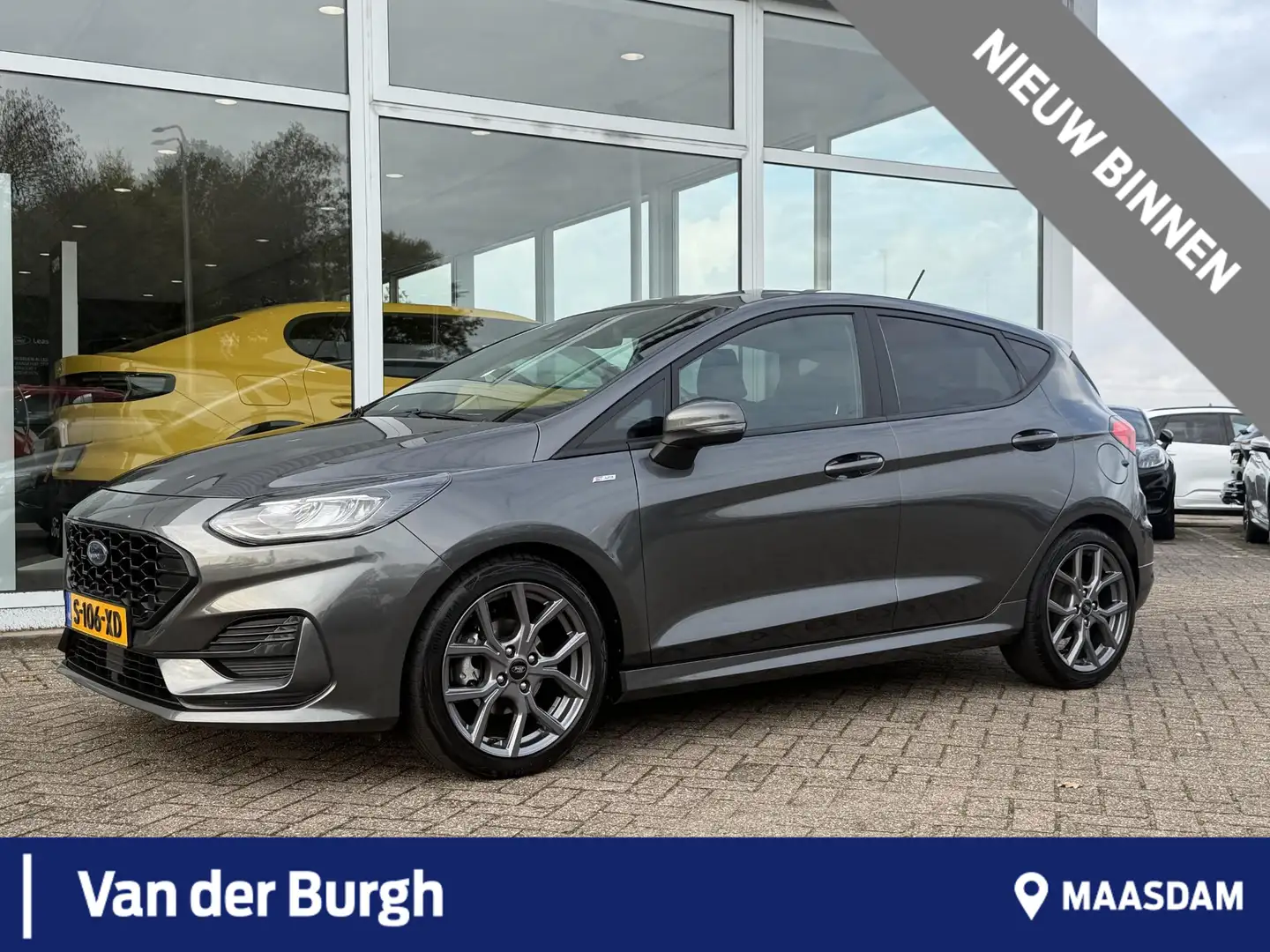 Ford Fiesta ST-Line 1.0 EcoBoost Hybrid 125pk WinterPack Gris - 1
