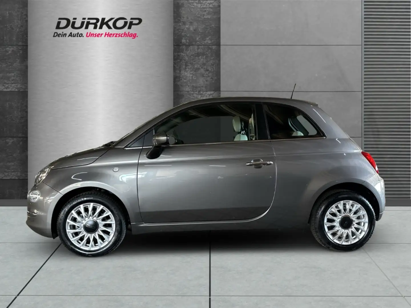 Fiat 500 1.0 Mild Hybrid Dolcevita Panoramadach PDC Сірий - 2