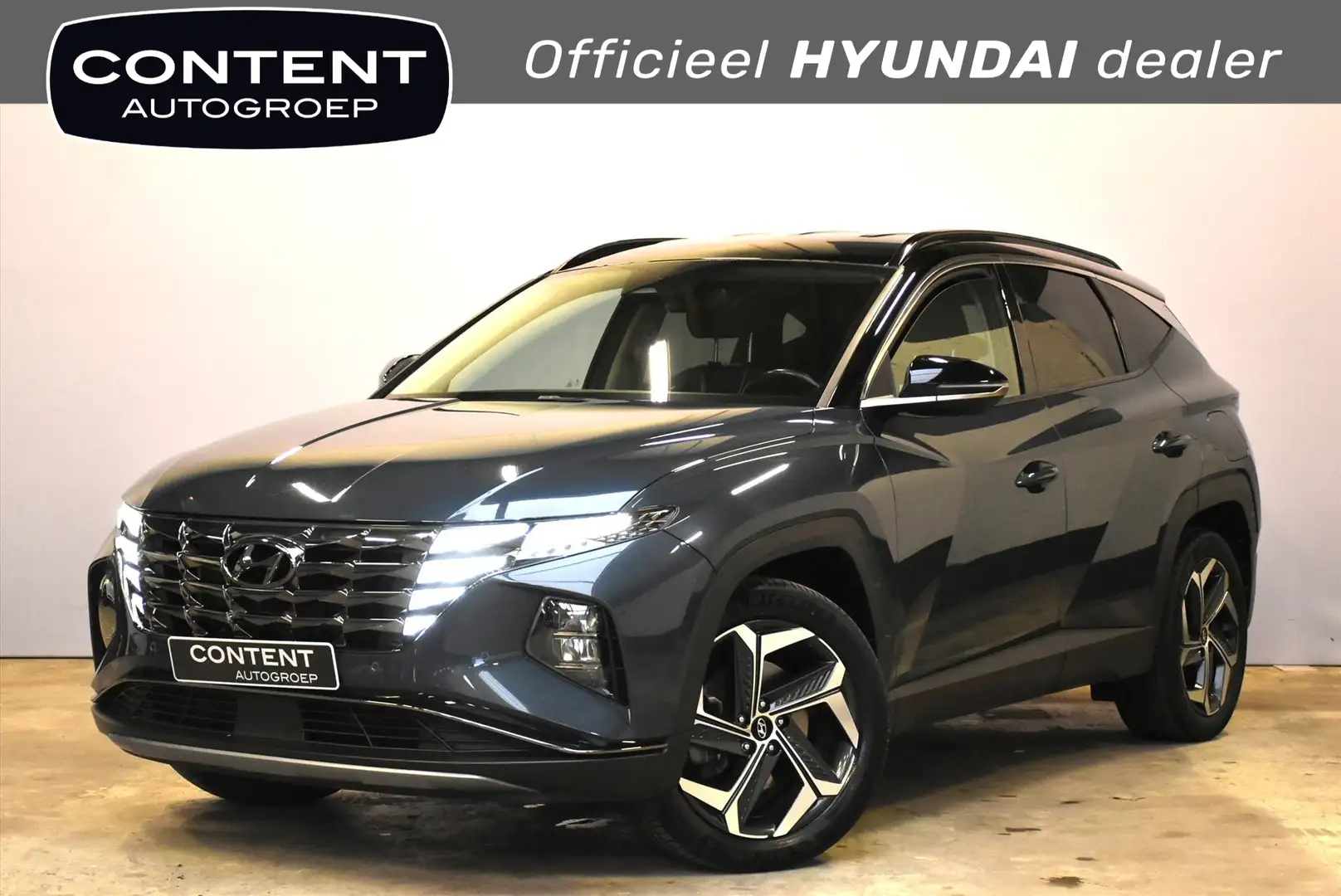 Hyundai TUCSON 1.6 T-GDi HEV Aut. Premium | Leder |1650 kg trekge Bleu - 1