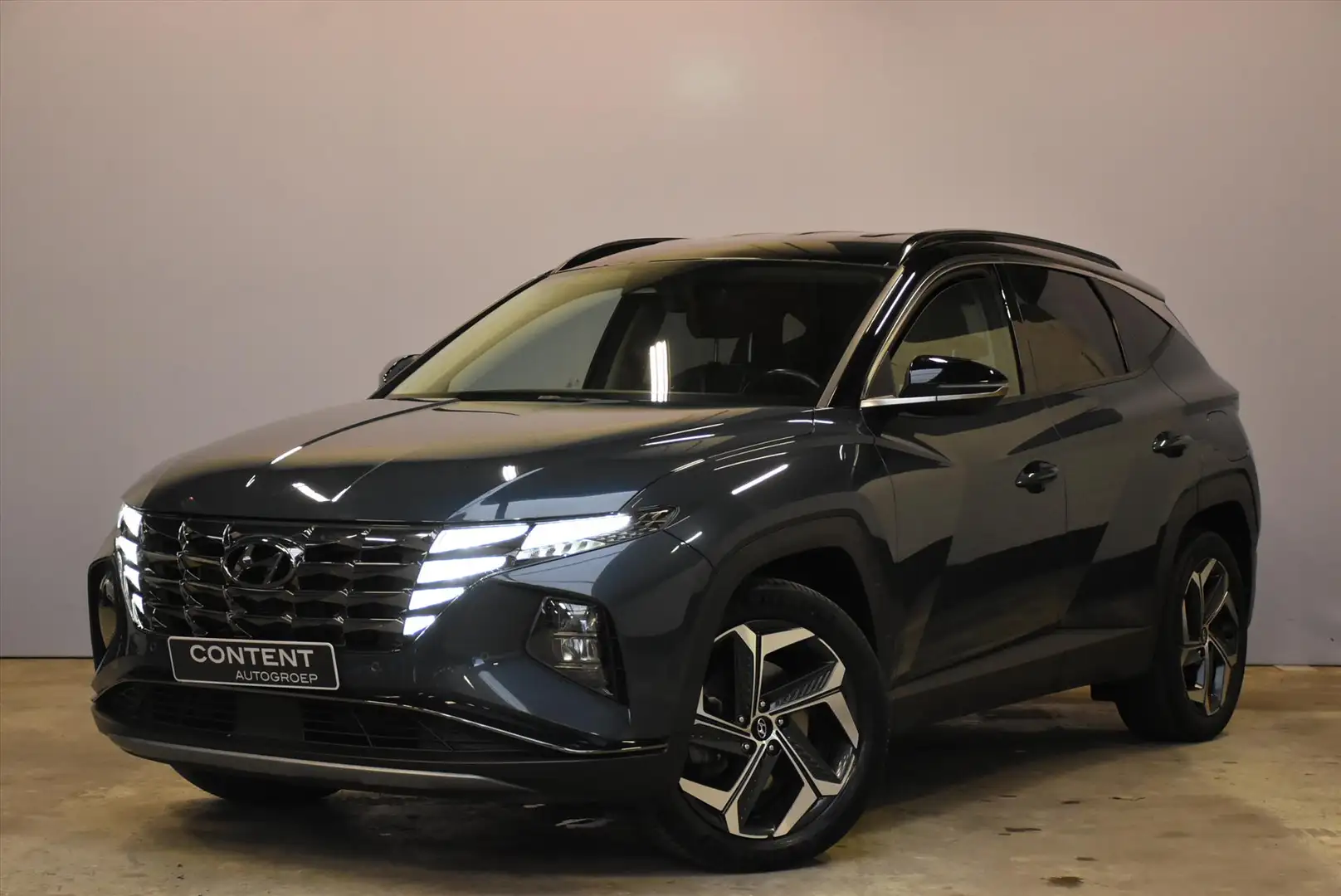 Hyundai TUCSON 1.6 T-GDi HEV Aut. Premium | Leder |1650 kg trekge Bleu - 2