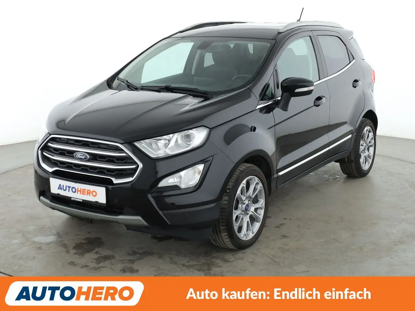 Ford EcoSport 1.0 EcoBoost Titanium Aut.*TEMPO*PDC*SHZ*KLIMA* Schwarz - 1