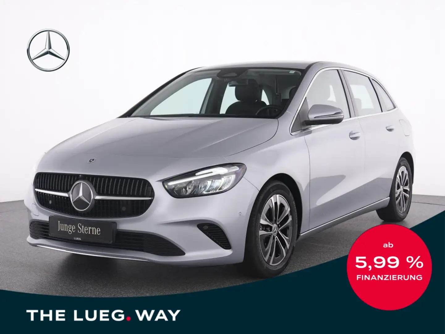 Mercedes-Benz B 200 d Progressive+MBUX+LED-HP+EHeck+KeylGo+RFK Silber - 1