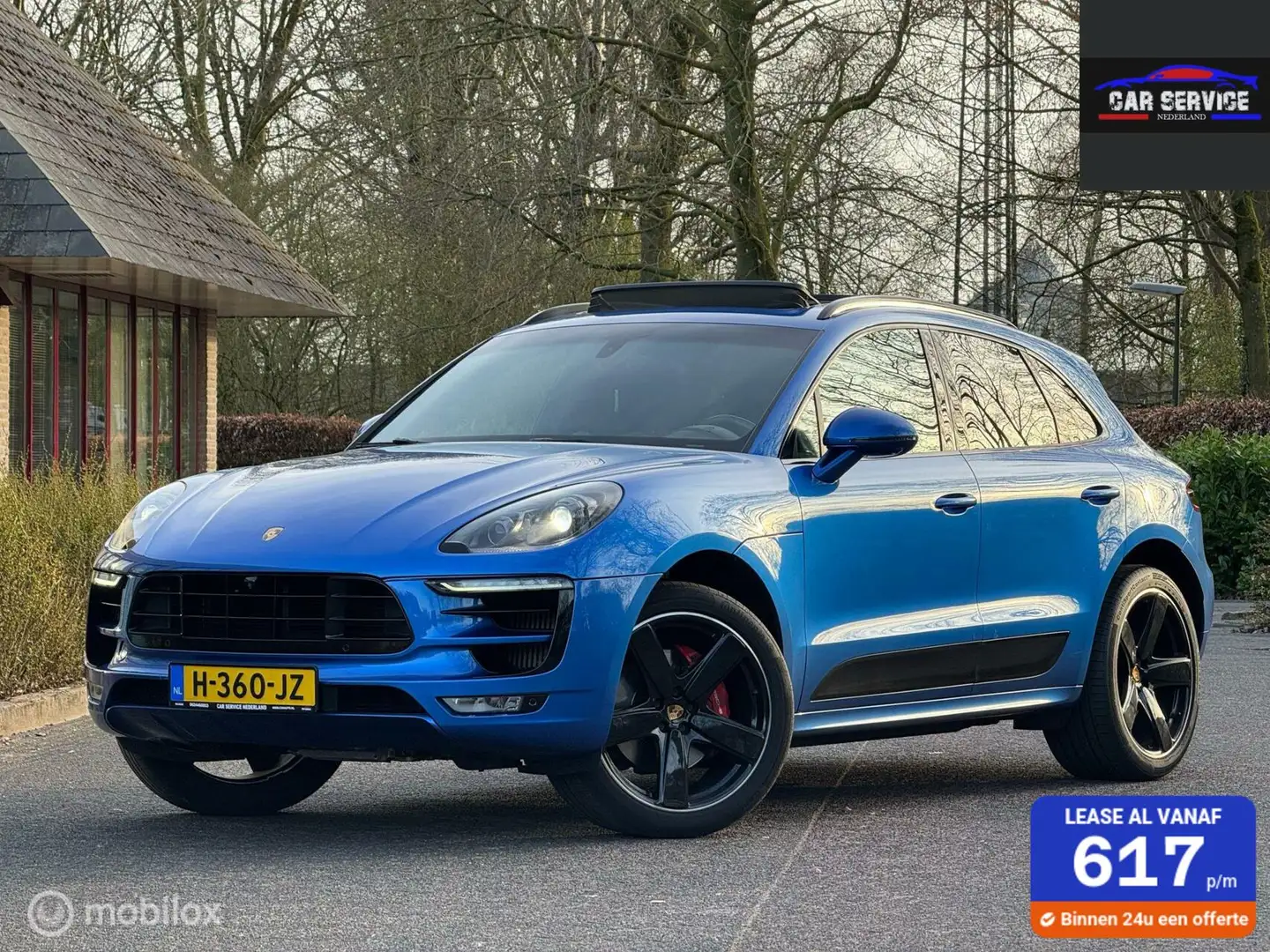 Porsche Macan 3.6 Turbo PANO/NAVI/360* NETTE STAAT Blauw - 1