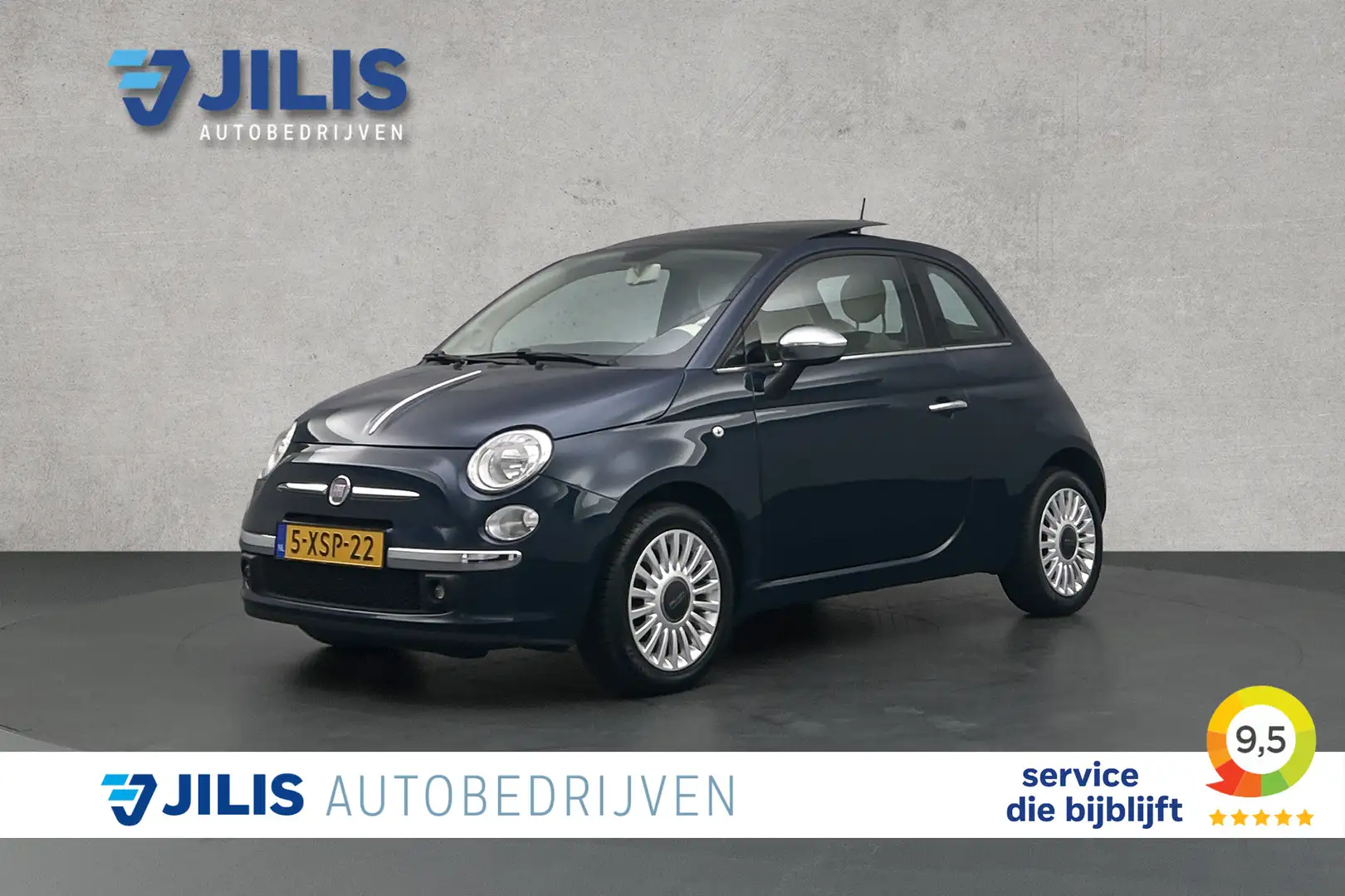 Fiat 500 1.2 NL | Panoramadak | Airconditioning | Bluetooth Blauw - 1