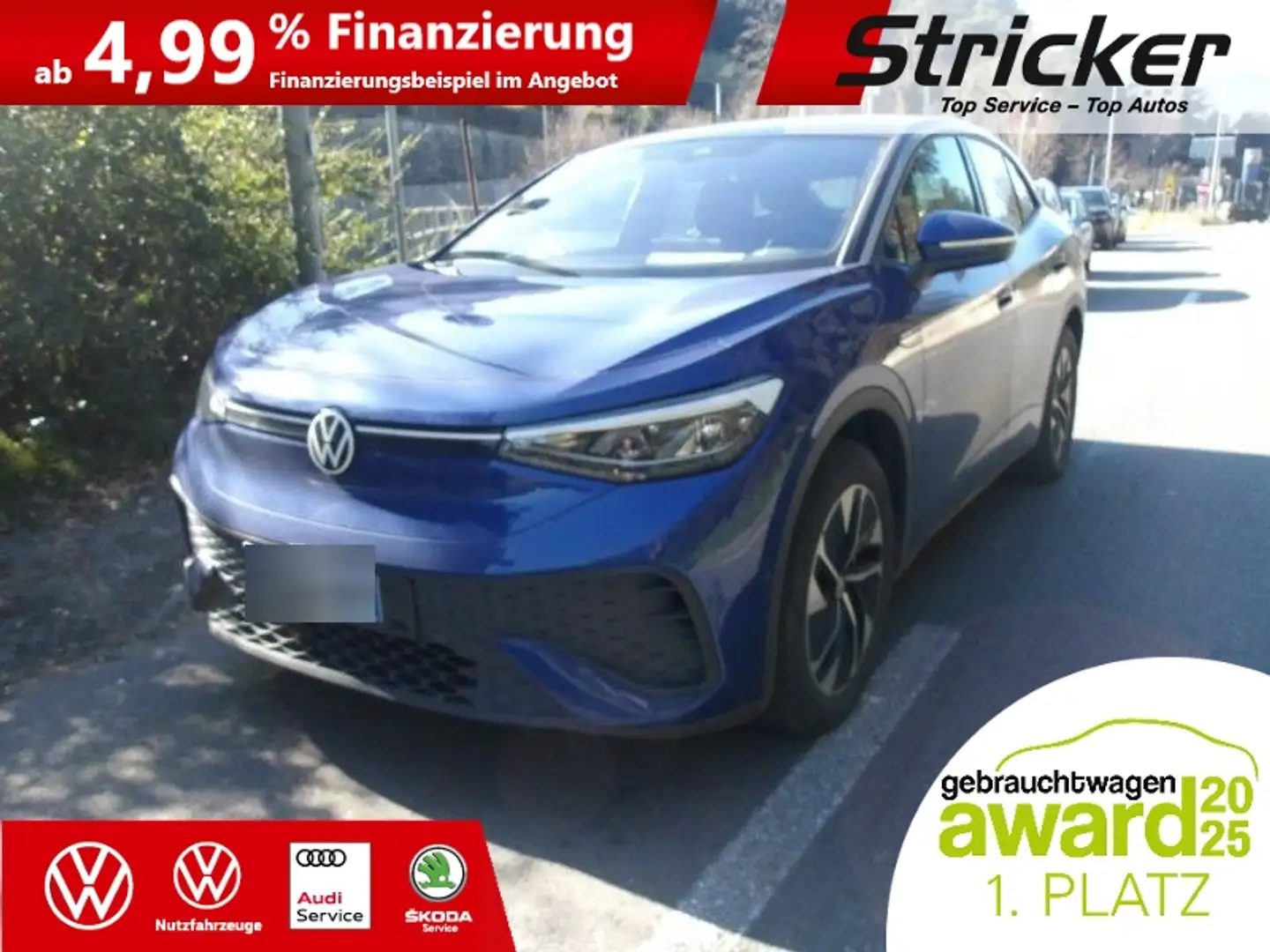 Volkswagen ID.5 Pro Performance 150/77 270,-ohne Anzahlung Navi A Blau - 2