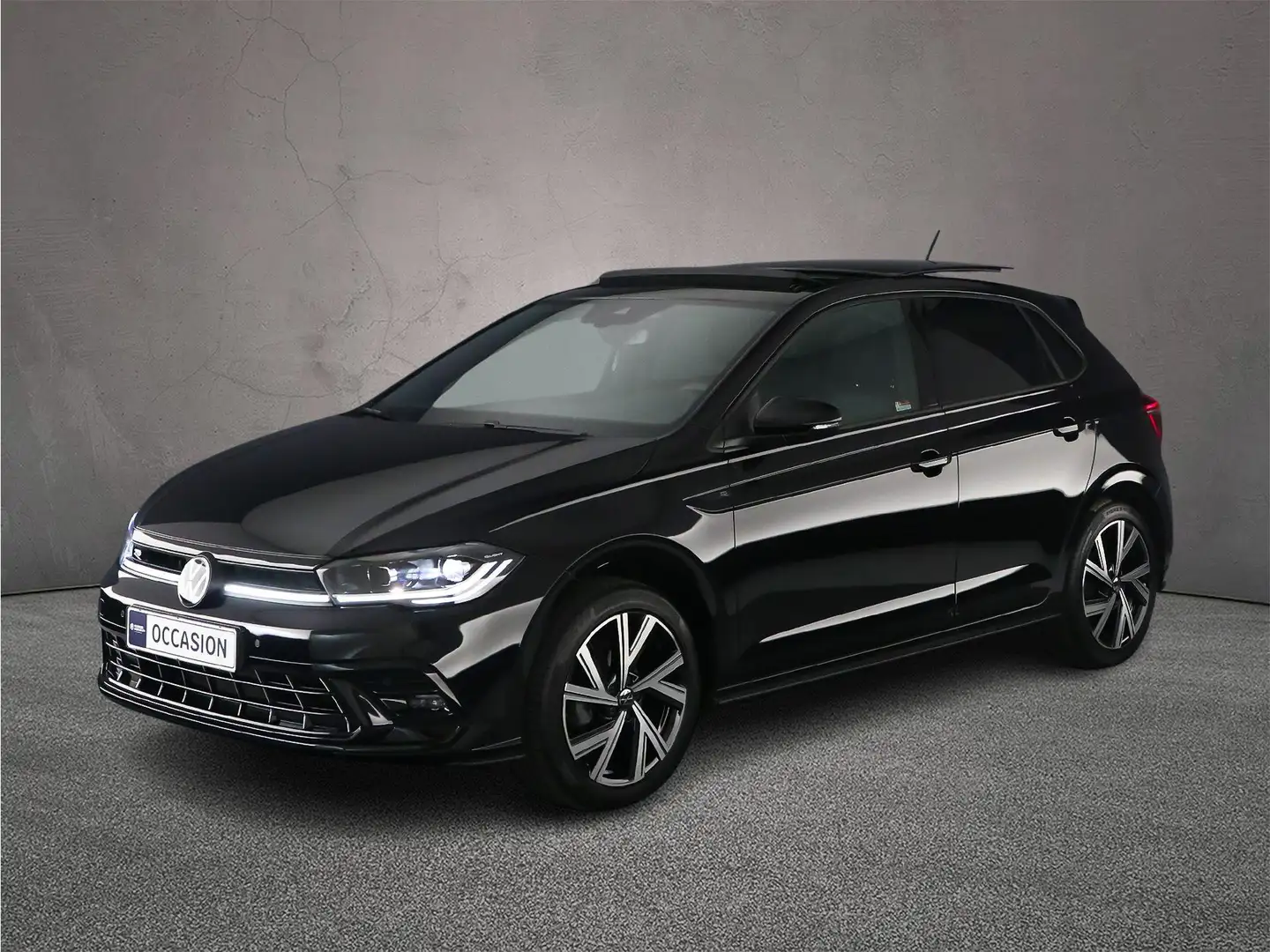 Volkswagen Polo R-Line 1.0 TSI 95pk DSG Automaat Panoramadak, Beat Schwarz - 2