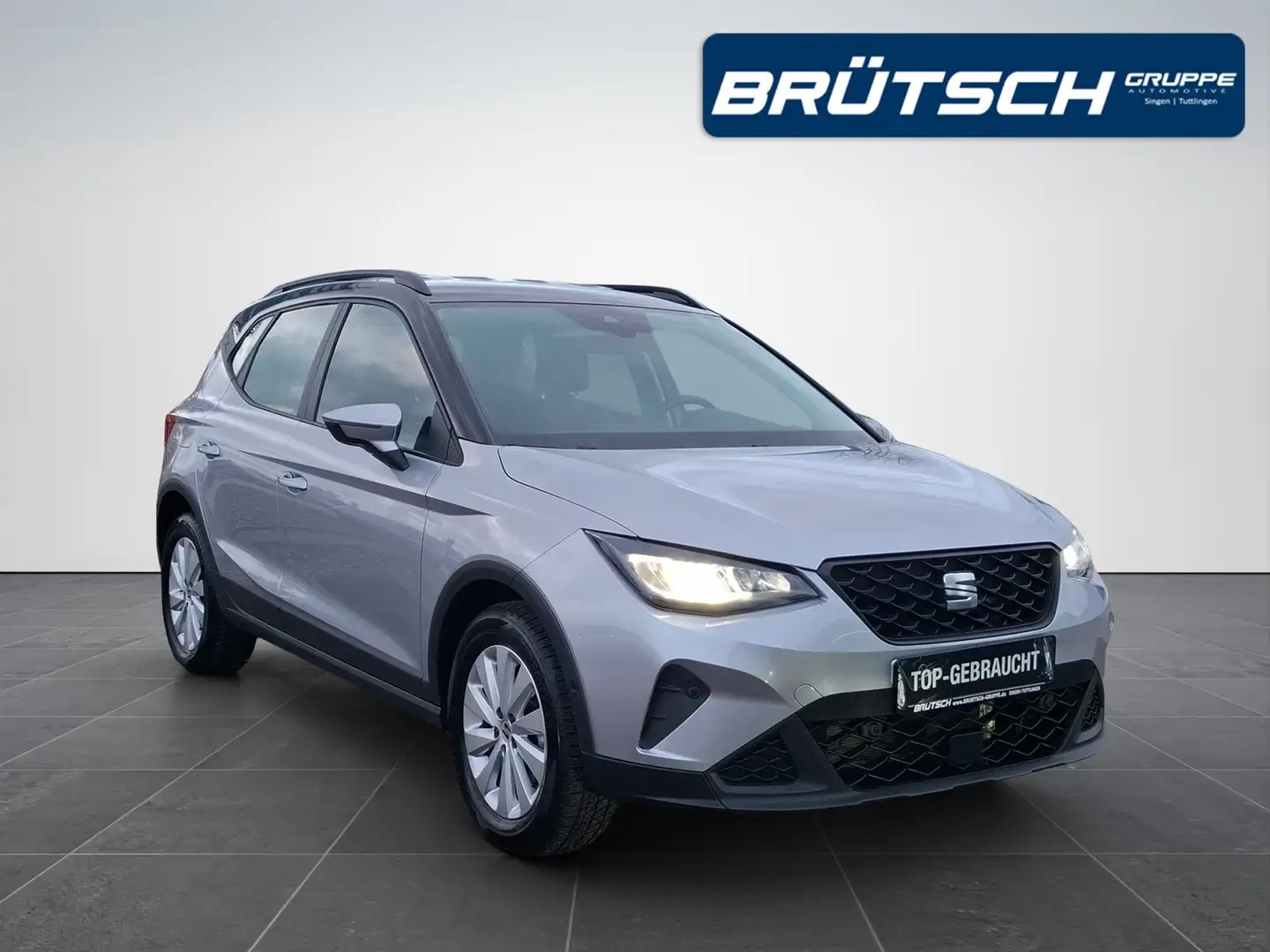 SEAT Arona 1.0 Style Edition KLIMA / AHK / LED / SITZHEIZUNG Silber - 2
