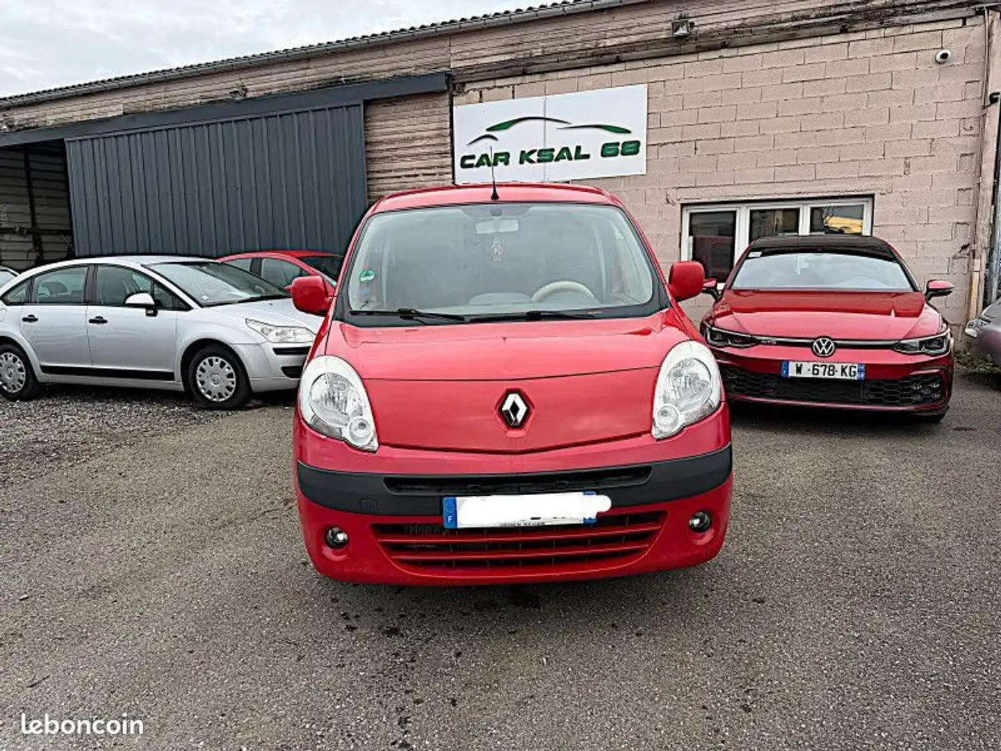 Renault Kangoo II 1.5 DCI 85CH AUTHENTIQUE Rouge - 2