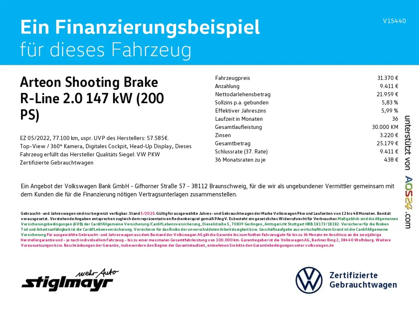 Volkswagen Arteon Shooting Brake R-Line 2.0 TDI 4-Motion Grau - 2