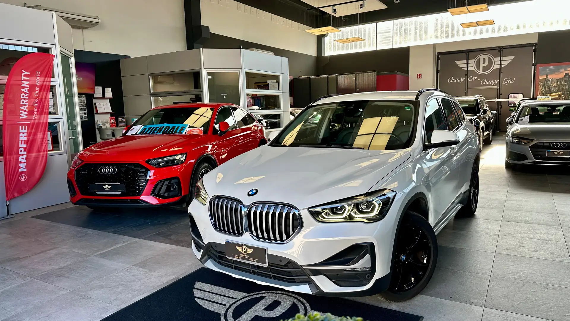 BMW X1 SDrive18d 150CV xLine Blanc - 1