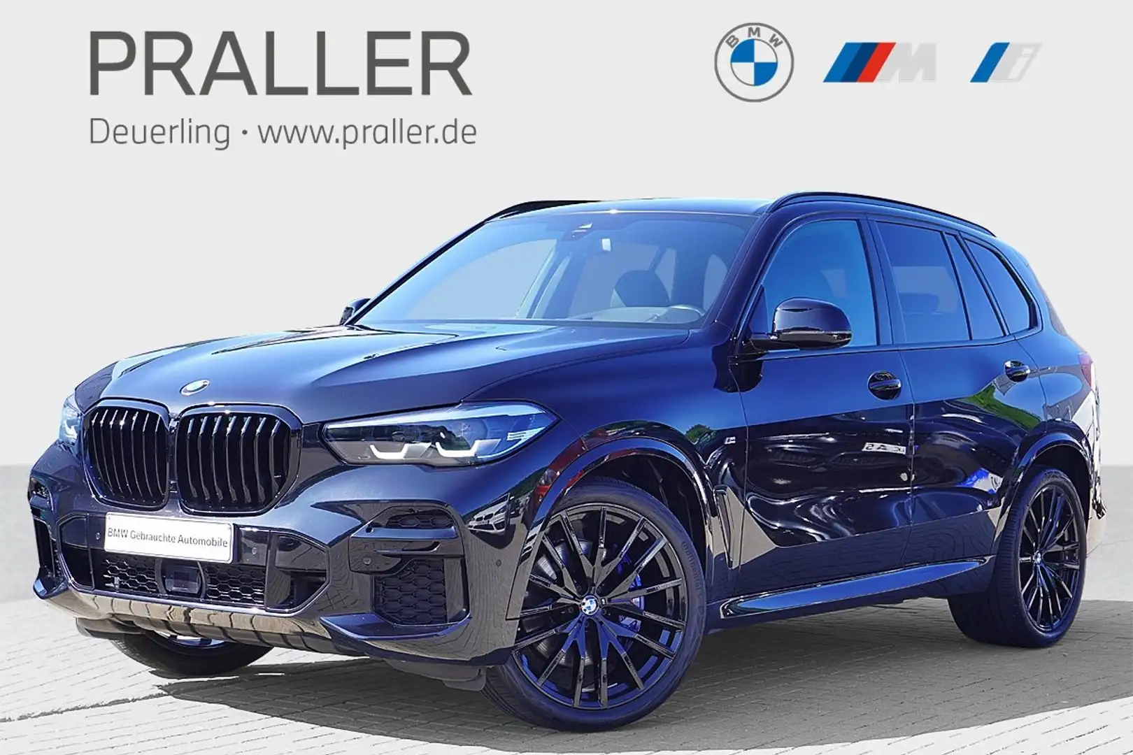 BMW X5 xDrive30d M Sport Head-Up 22"Felgen Kamera HiFi DA Zwart - 1