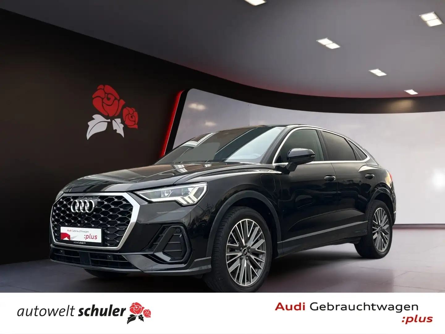 Audi Q3 Sportback 45 1.5 TFSI e S-line AHK RFK Navi LED Schwarz - 1