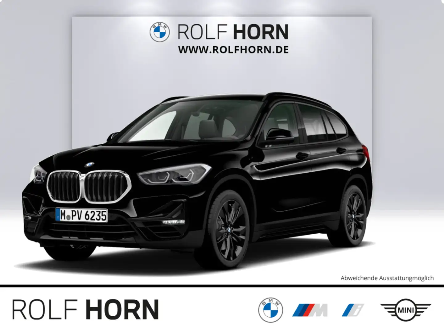 BMW X1 sDrive20i Sport Line Klimaaut RfKam. Navi LED Schwarz - 1