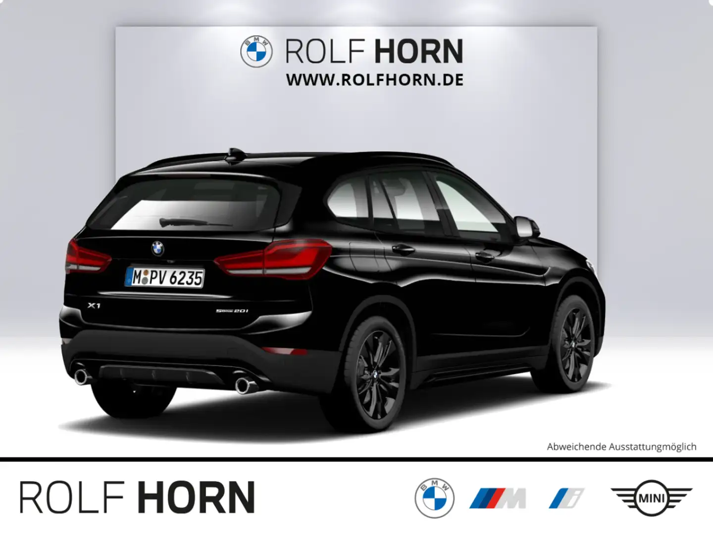 BMW X1 sDrive20i Sport Line Klimaaut RfKam. Navi LED Schwarz - 2