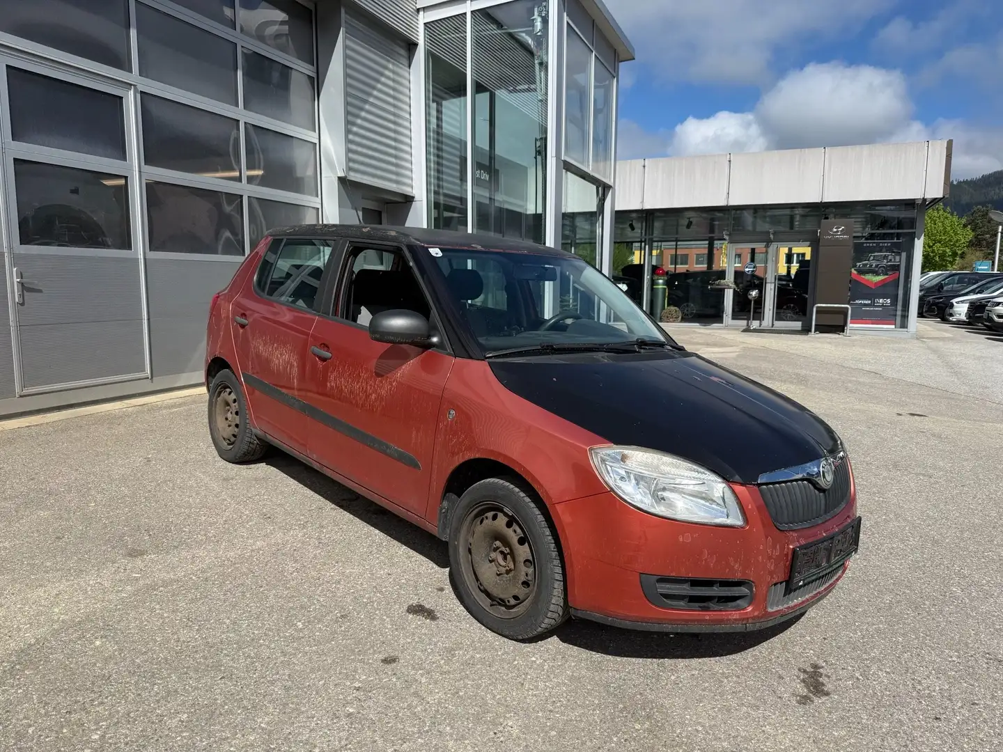 Skoda Fabia EXPORT ODER BASTLER FAHRZEUG Rot - 2