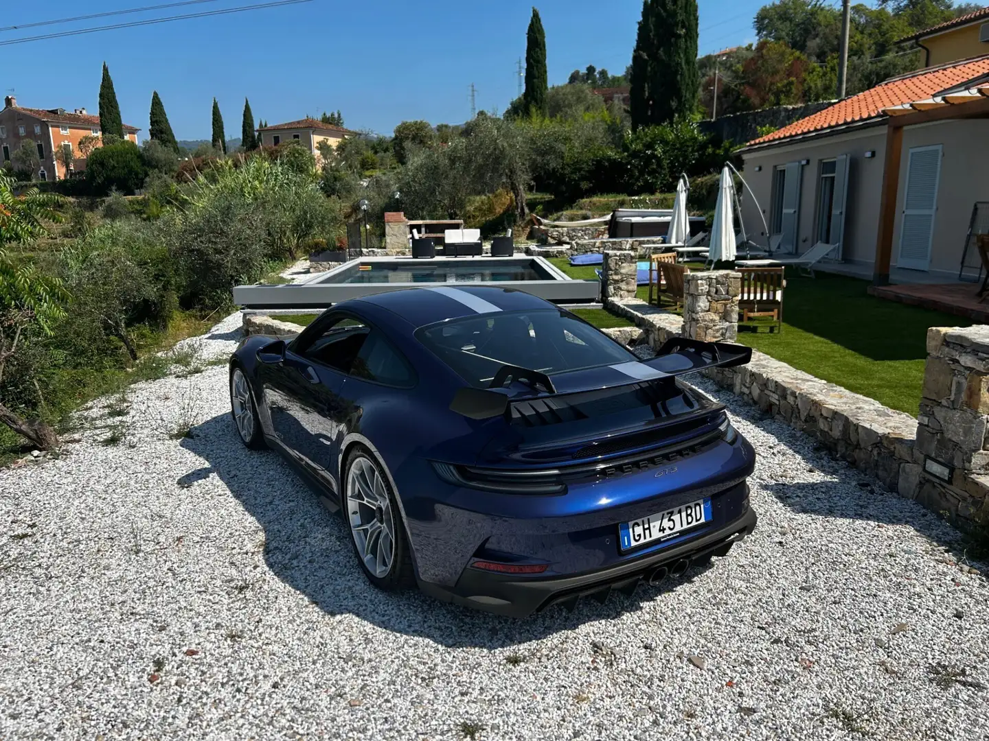 Porsche 992 GT3 Clubsport, Carbo, Bollo Pagato, Full optional Blu/Azzurro - 2