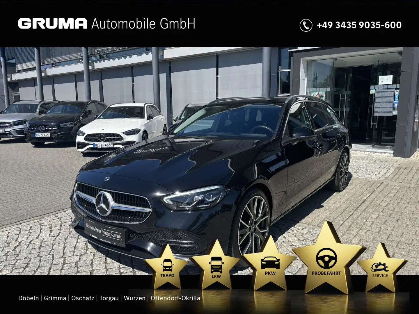 Mercedes-Benz C 220 C 220 d 4M T +Avantgarde+Standhzg.+RüKa+CarPlay+ Schwarz - 1