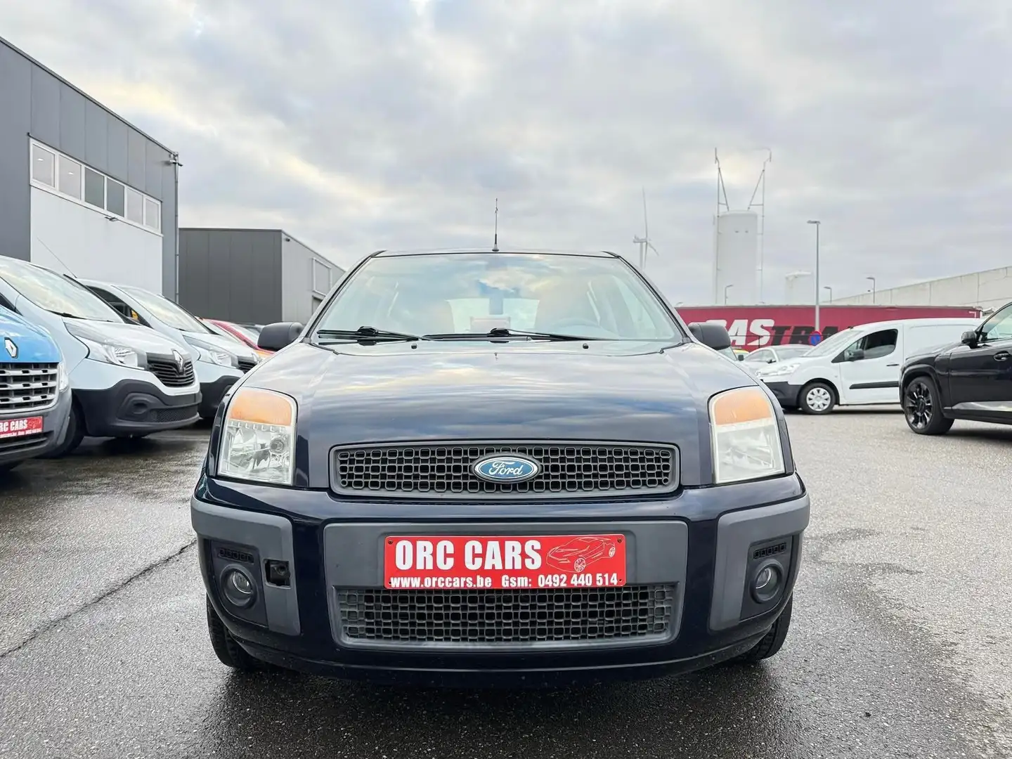 Ford Fusion 1.4 i BENZINE Automaat/ 5 AIRCO GARANTIE Grijs - 1