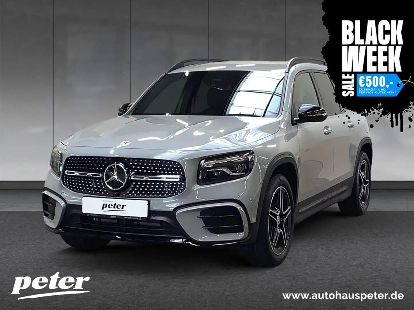 Mercedes-Benz GLB 220 d 4MATIC AMG+NIGHT+19"+KEYLESS+MULTIBEAM Grijs - 1