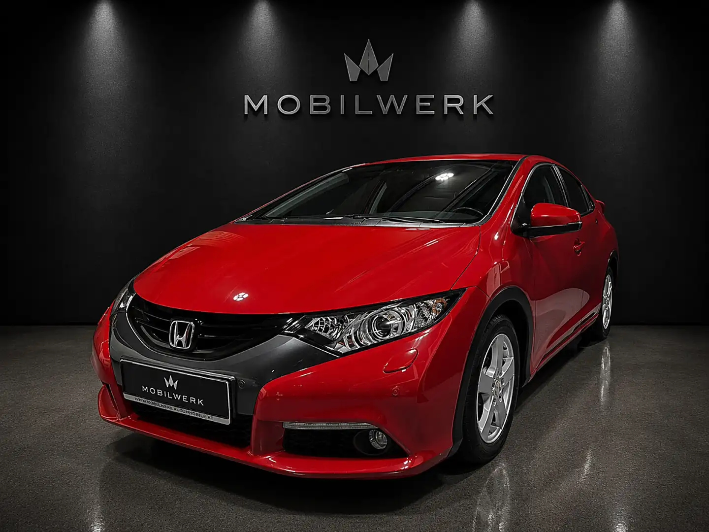 Honda Civic 1,6i-CTDi Lifestyle * 12 Monate Garantie * Rot - 1