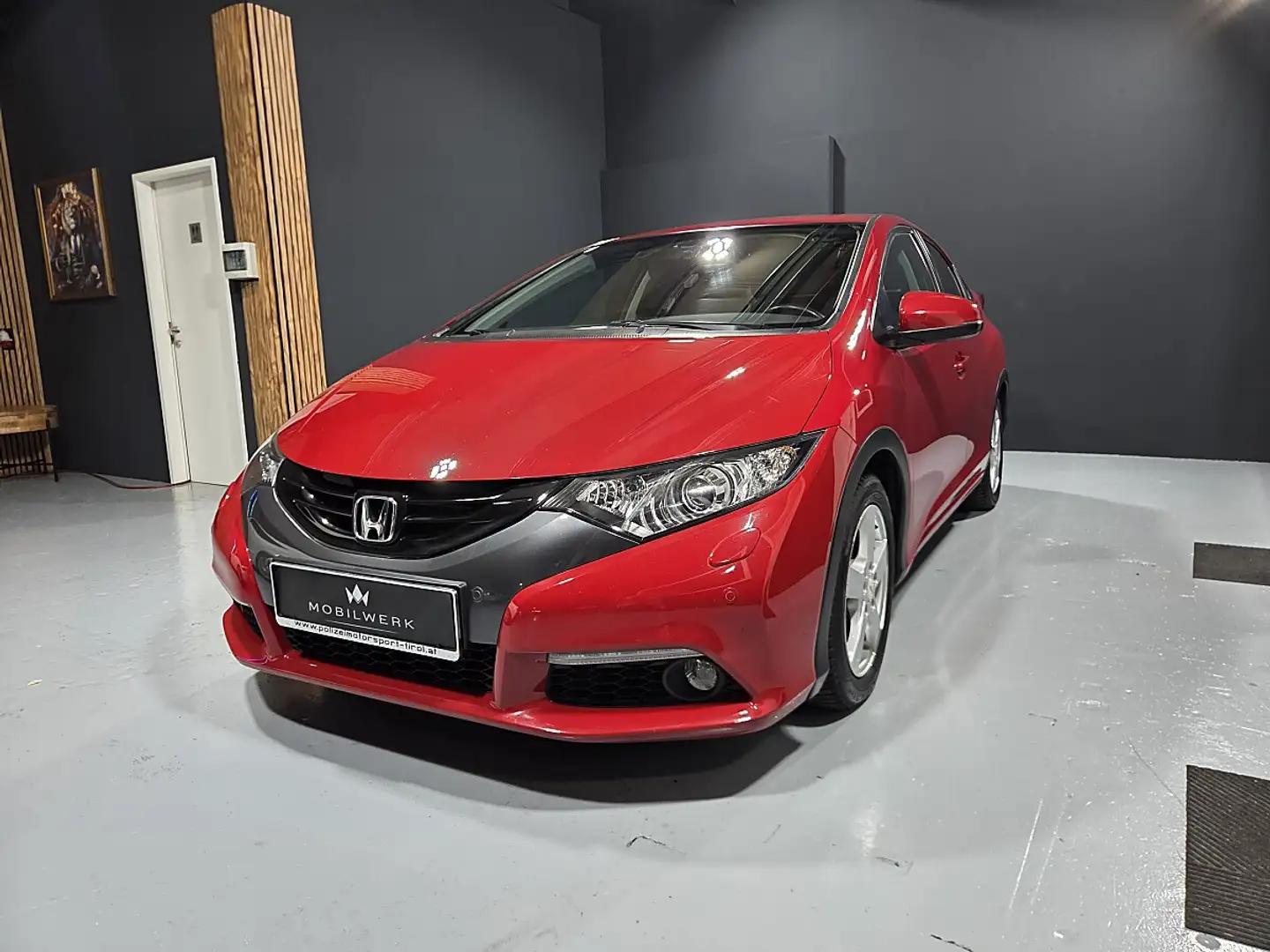 Honda Civic 1,6i-CTDi Lifestyle * 12 Monate Garantie * Rot - 2