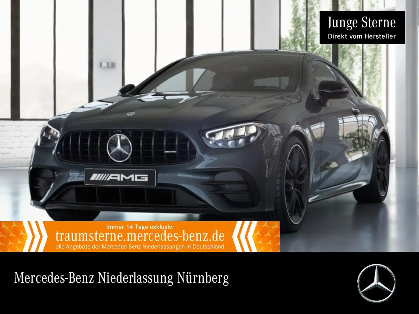 Mercedes-Benz E 53 AMG E 53 Coupé 4M AMG+NIGHT+LED+BURMESTER+KAMERA+20" Gris - 1