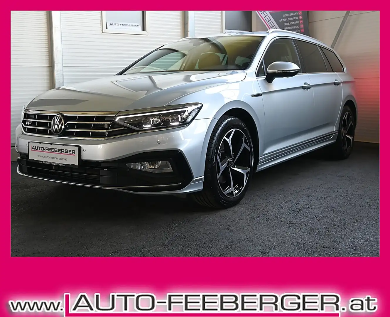 Volkswagen Passat Variant 2.0 TDI SCR Elegance DSG R-Line; PANO, ACC, R-K... Silber - 1