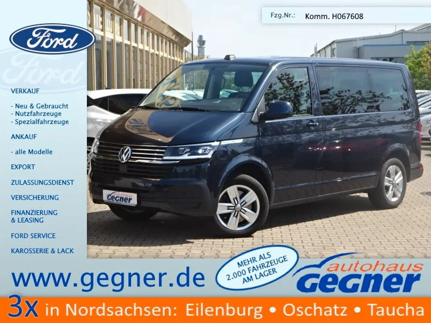 Volkswagen T6 Multivan T6.1 Multivan 204PS 4Motion Comfortline AHK Kék - 1