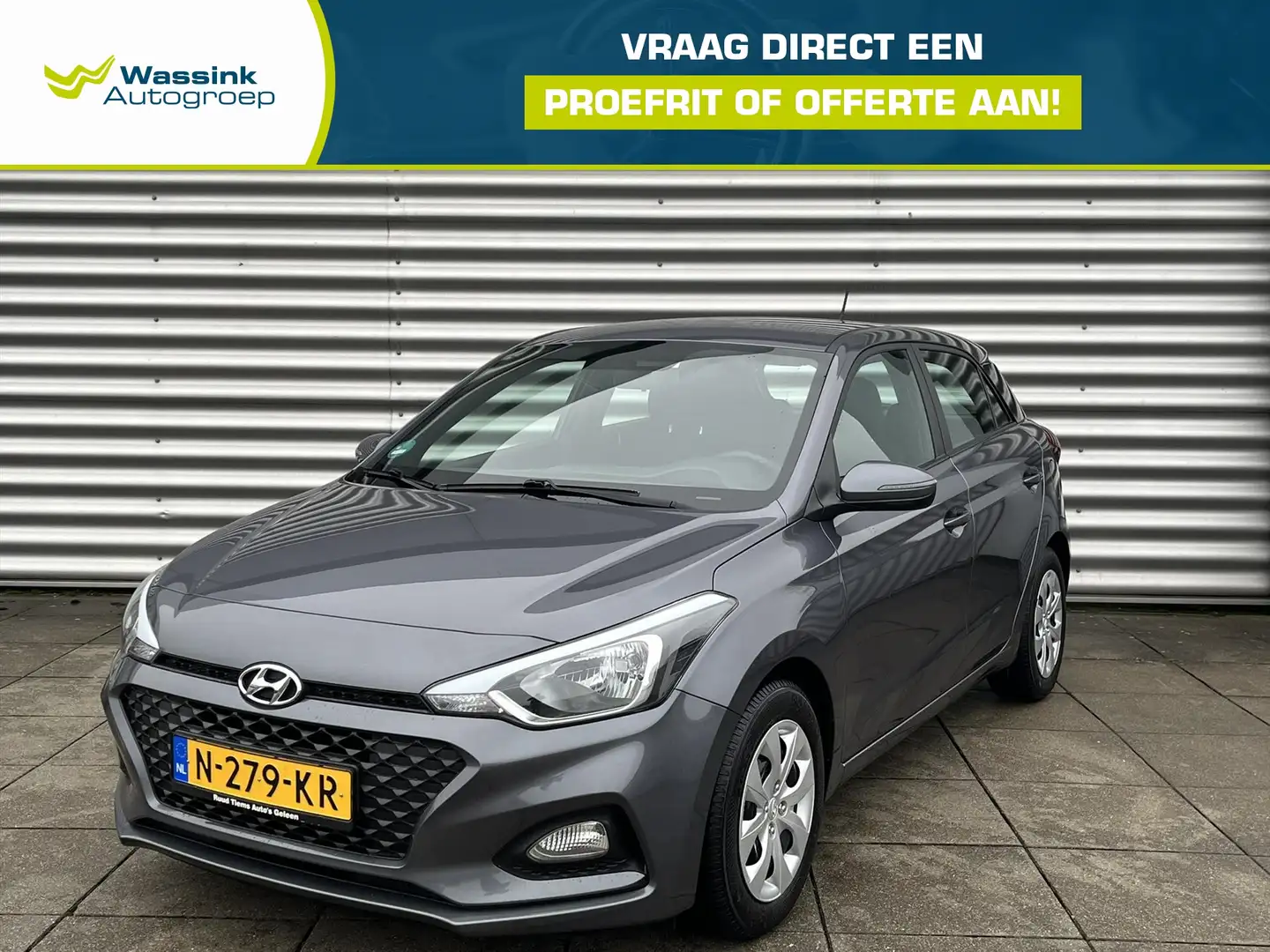 Hyundai i20 1.2i HP Blue 84PK 5D i-Motion Comfort | Airco | Bl Grijs - 1
