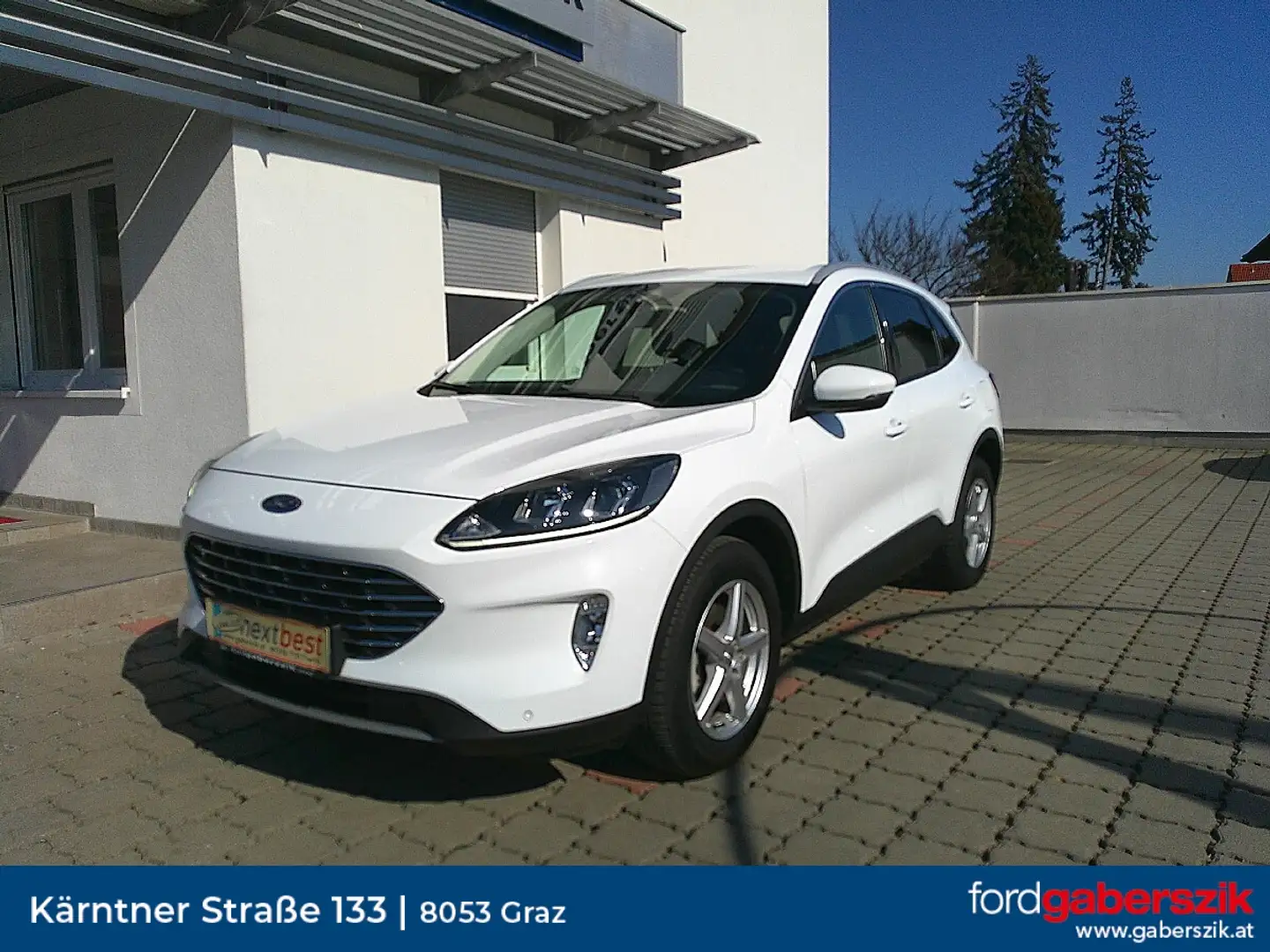 Ford Kuga 2,5 Duratec FHEV Titanium Aut. Weiß - 1