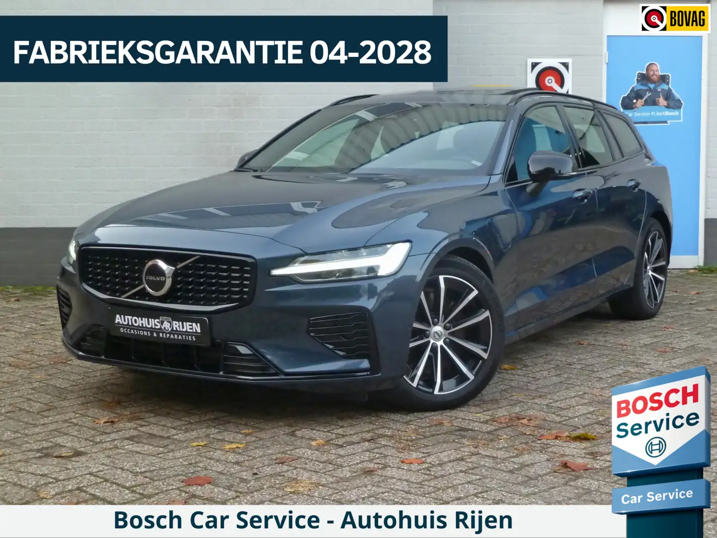 Volvo V60 2.0 T6 Plug-in hybrid AWD Plus Dark|Panodak|Pilot- Blauw - 1