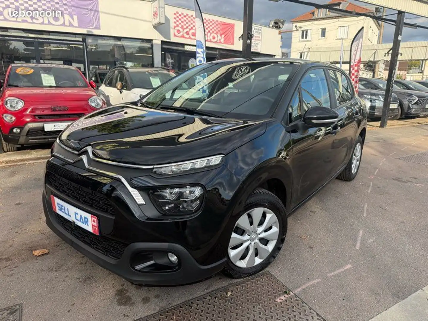 Citroen C3 Citroën (2) 1.5 Bluehdi 100 Feel Business 1 ère Main Noir - 1