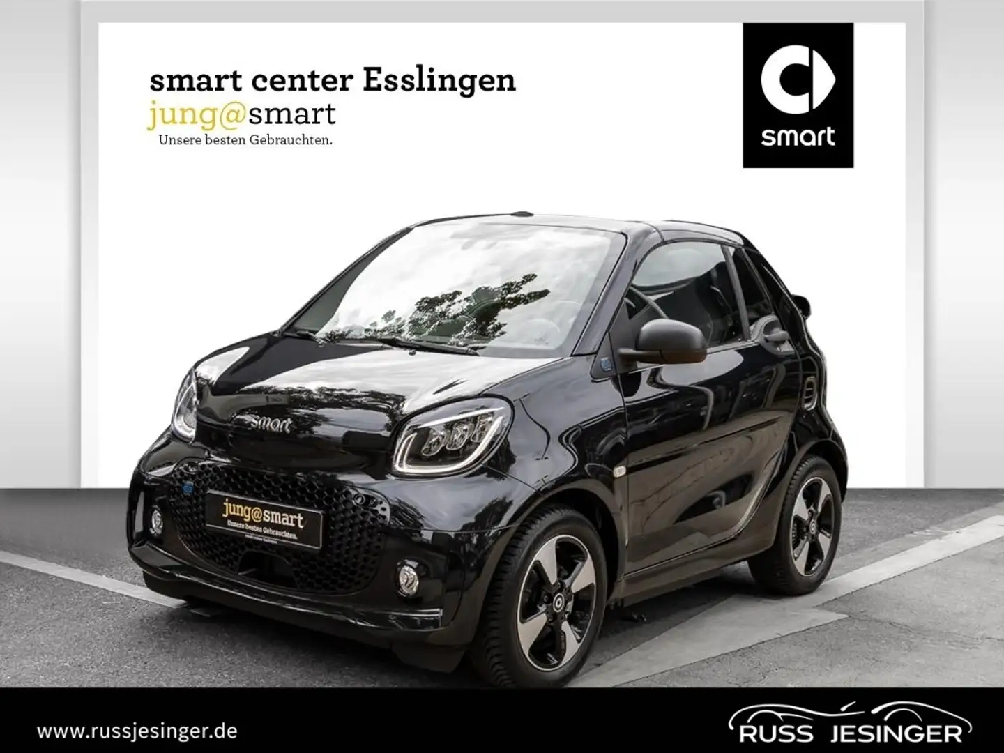 smart forTwo EQ  cabrio passion *Exclusive*LED*Cam*22kW Noir - 1