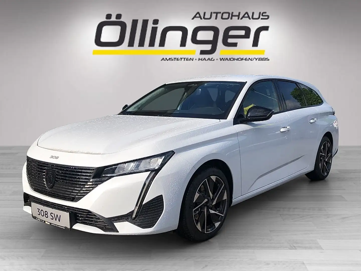 Peugeot 308 SW Hybrid 145 e-DSC6 Allure Weiß - 1