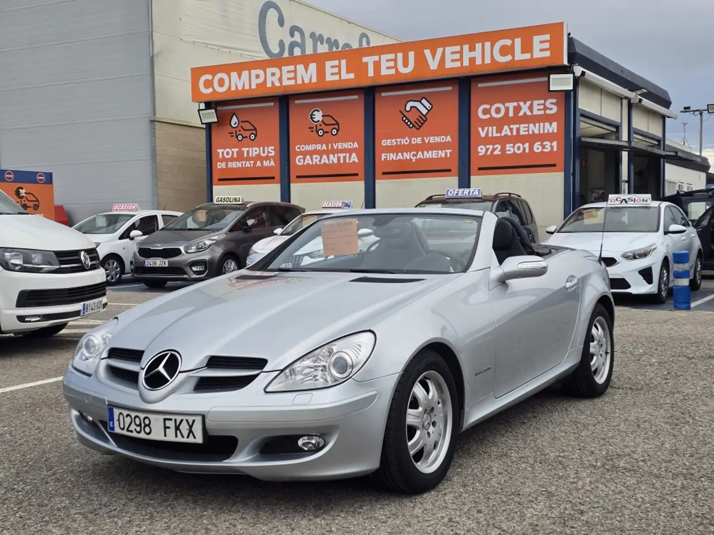 Mercedes-Benz SLK 200 200K Aut. Plateado - 1
