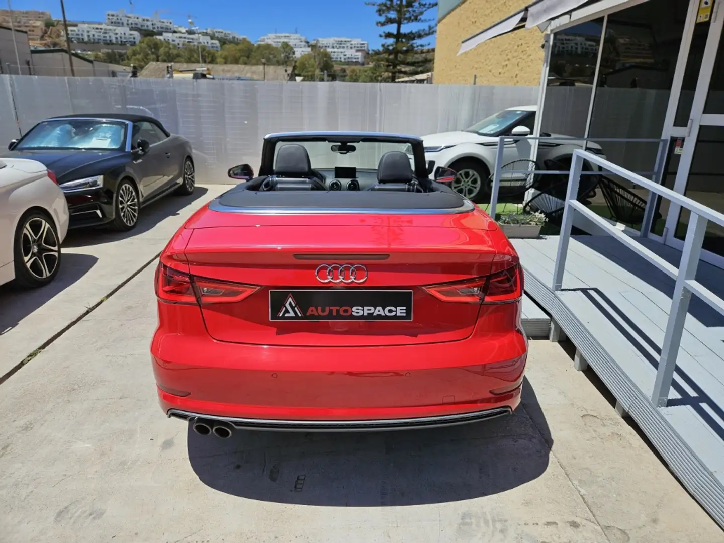 Audi A3 Cabrio 2.0TDI S line edition S-Tronic Rojo - 2