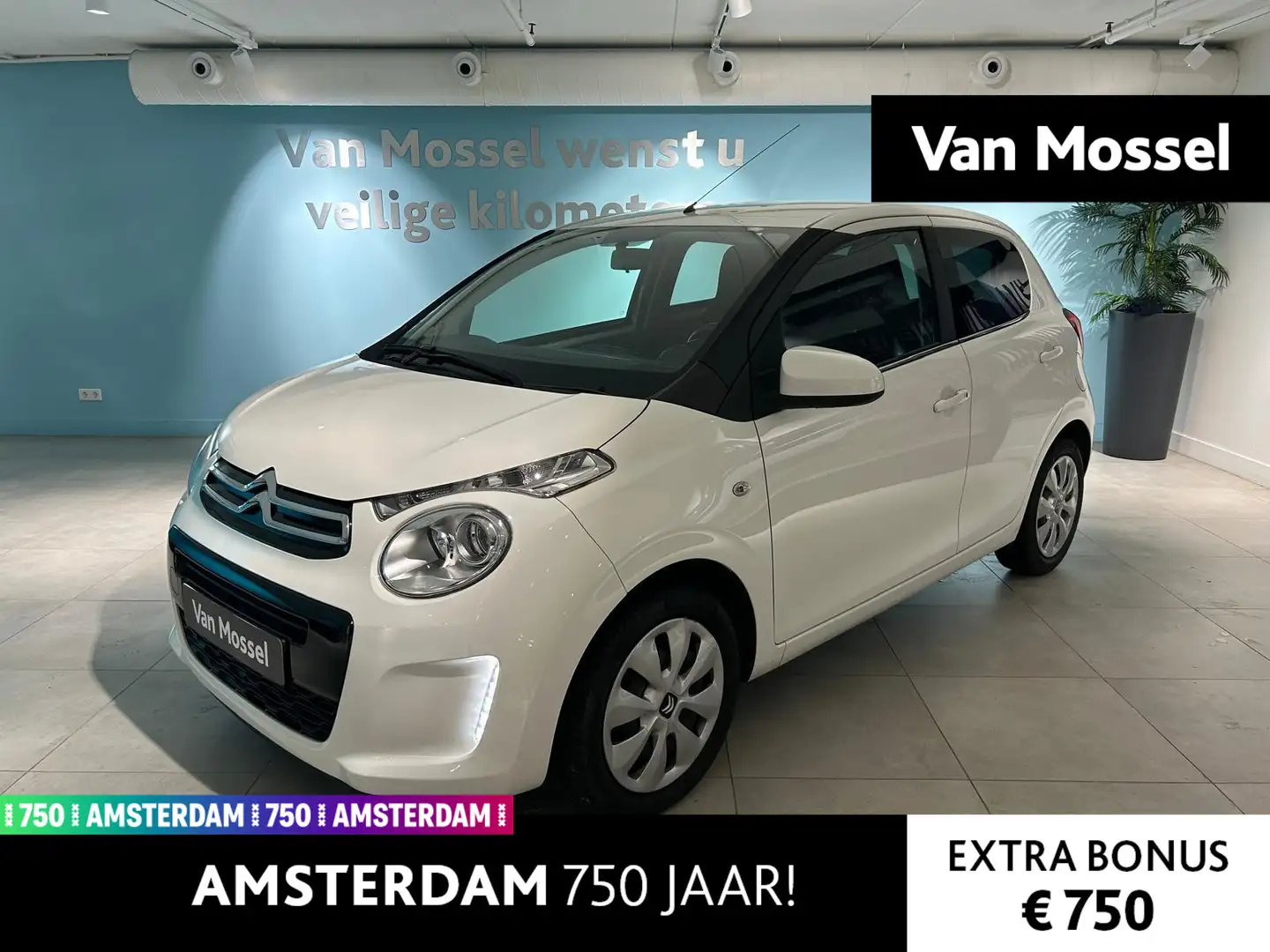 Citroen C1 1.0 VTi Feel | Airco | Elektrische ramen | Zuinig! Blanc - 1