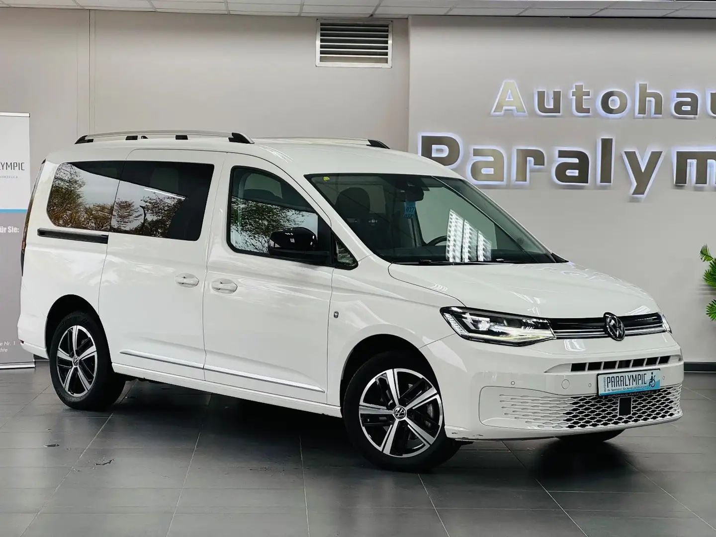 Volkswagen Caddy Style Maxi Rollstuhlgerecht-Rampe + E Sitz Blanc - 2