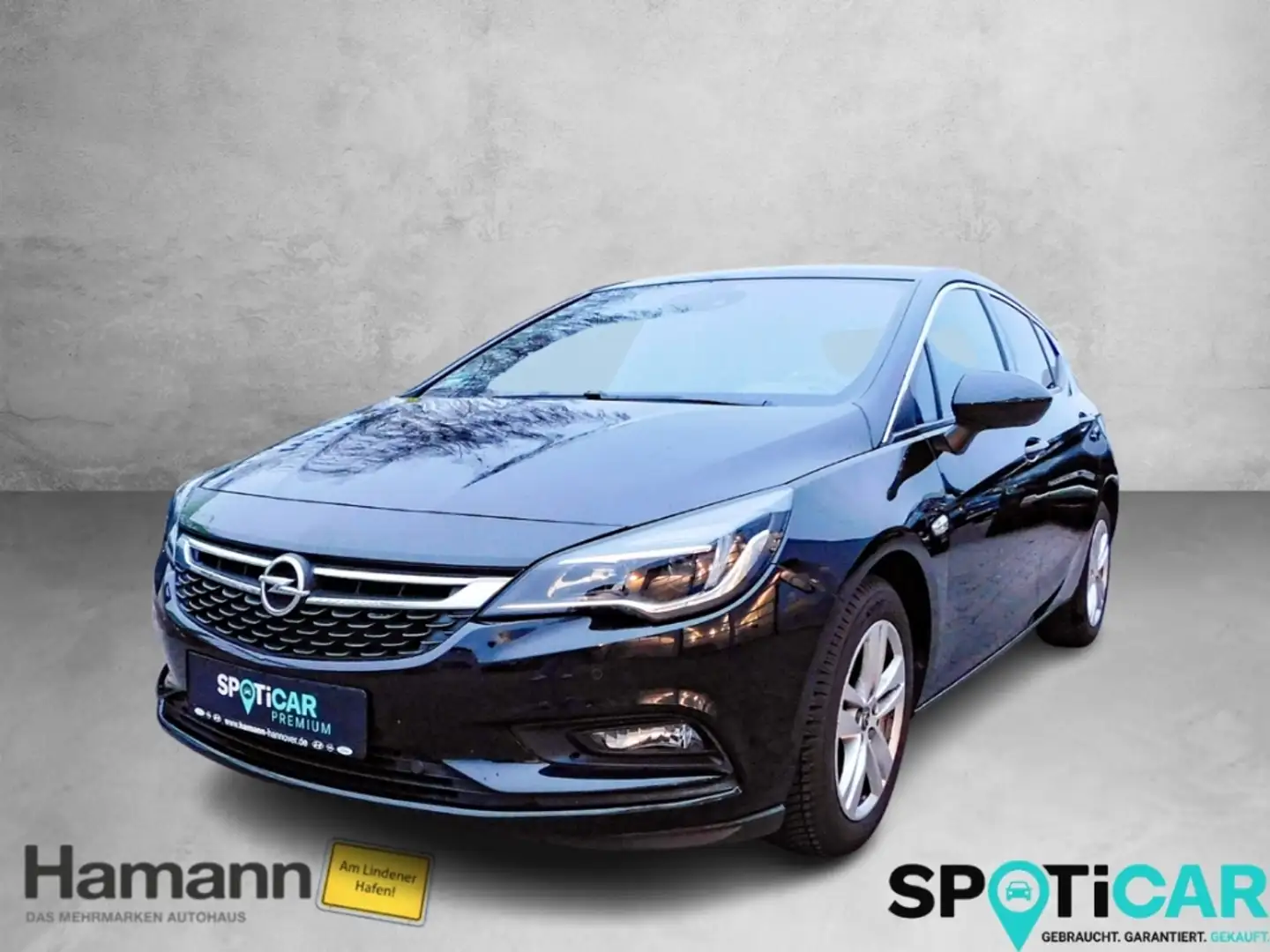 Opel Astra K 1,4 Turbo 2x Kamera AHK Ganzjahresreifen Sitz-Hz Noir - 1